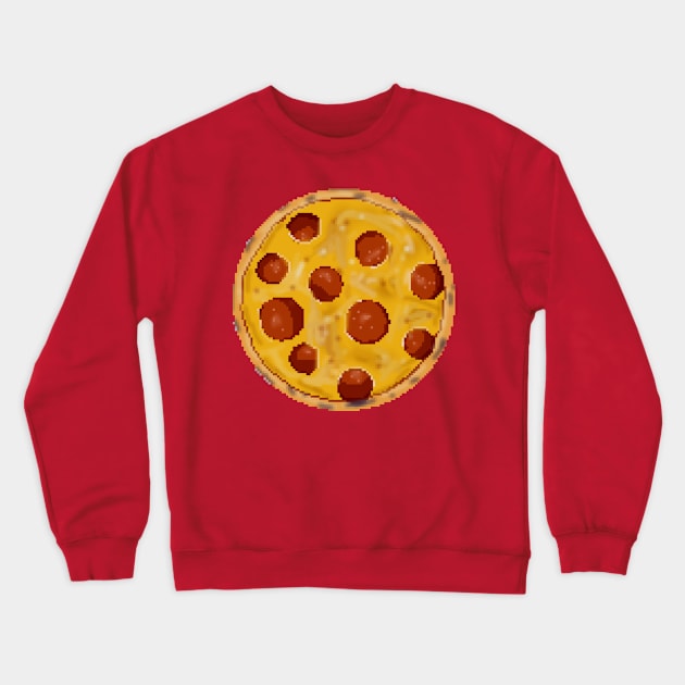 Pixel pizza Crewneck Sweatshirt by Catburger